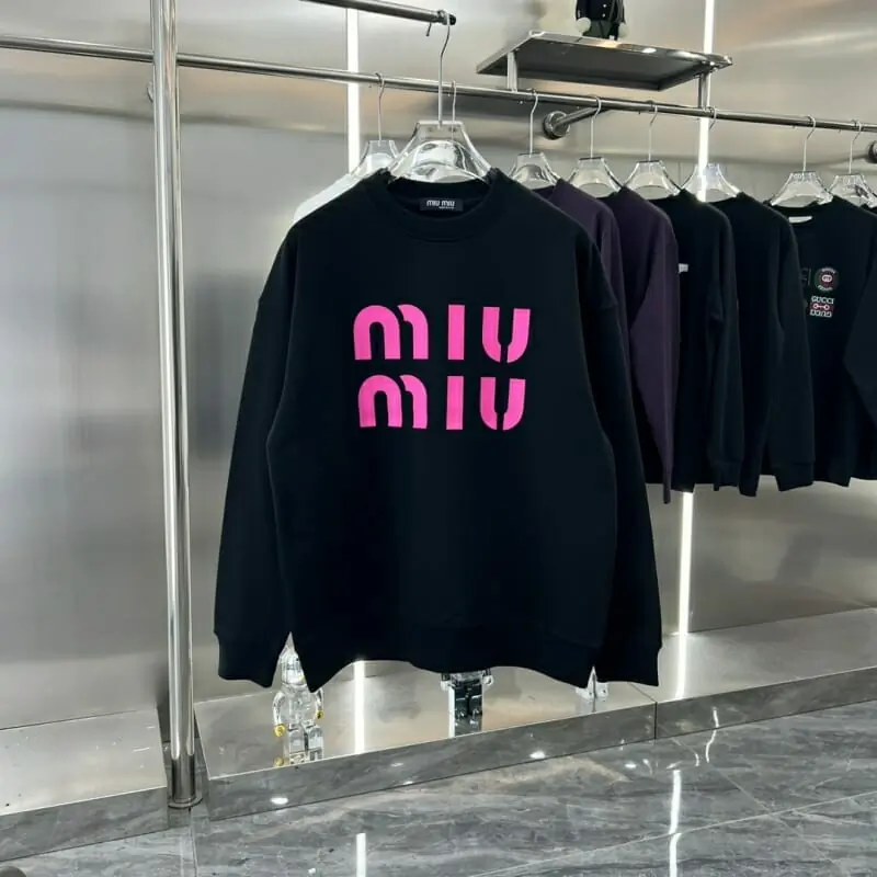 miu miu sweatshirt manches longues pour unisexe s_1244732